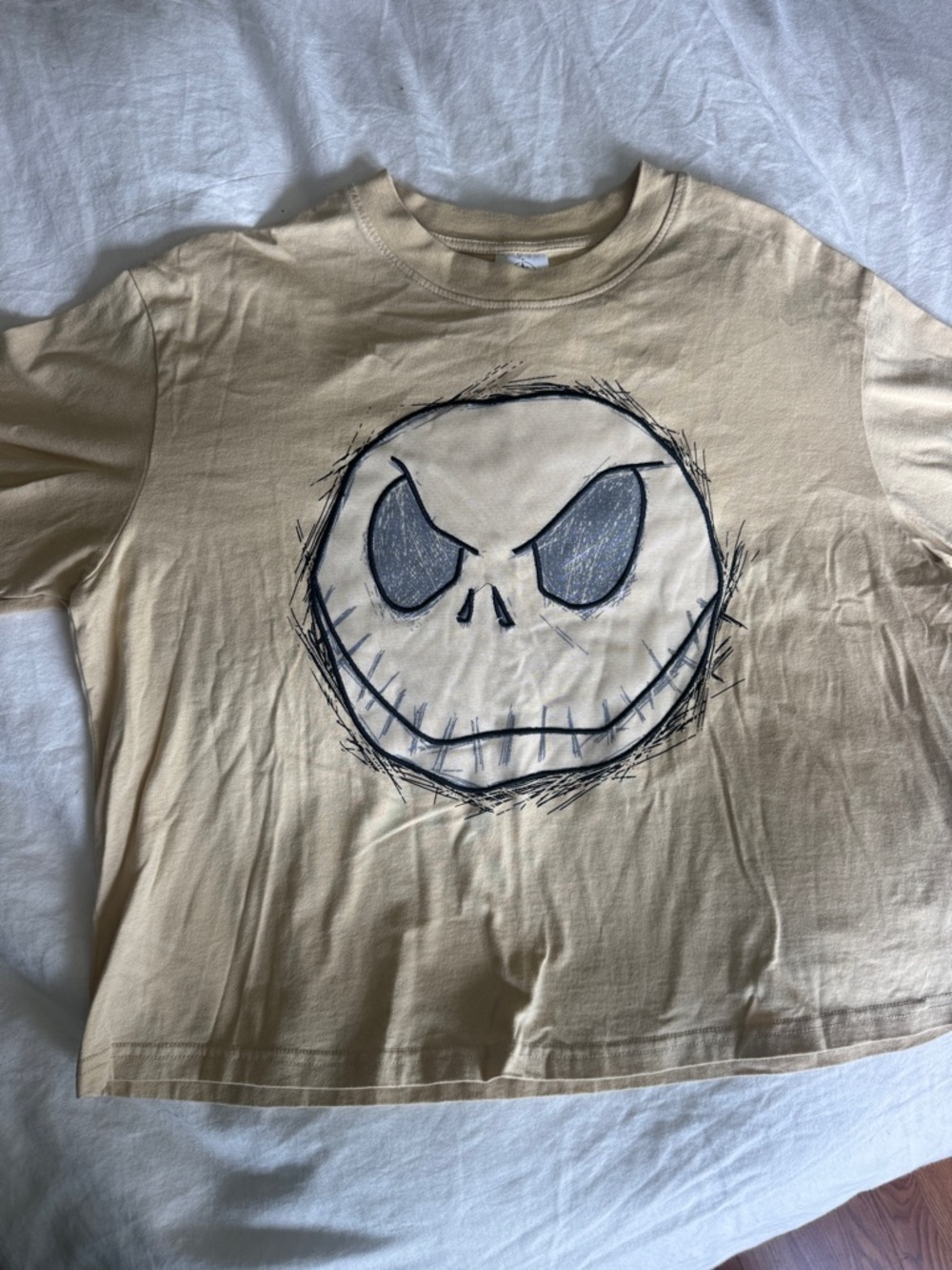 Disney Halloween Nightmare Before Christmas Jack Stitched Tee